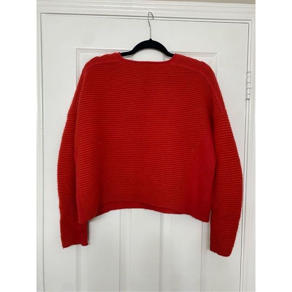 Maje Red Mention Angora Red Knit Sweater, Size 1, MSRP $410 - Picture 8 of 11